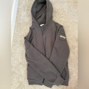 Comfrt Travel Essentials Zip Hoodie- Steel Grey
